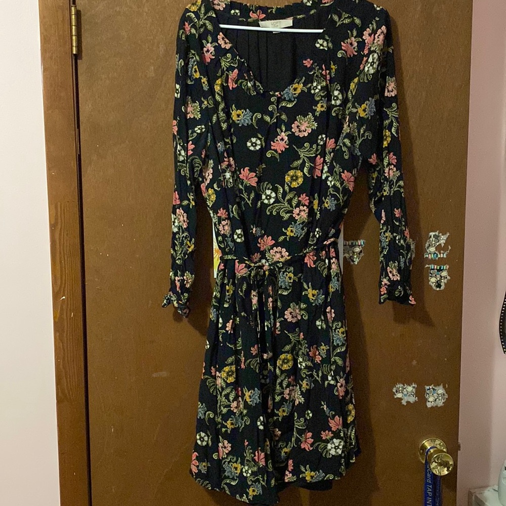 NWOT Loft Floral Dress